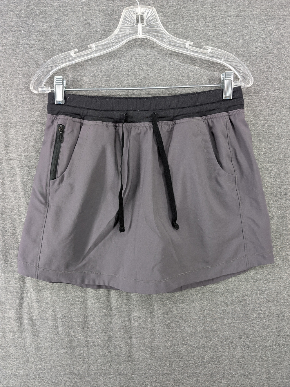 The North Face Gray Active Mini Skirt with Black Waistband